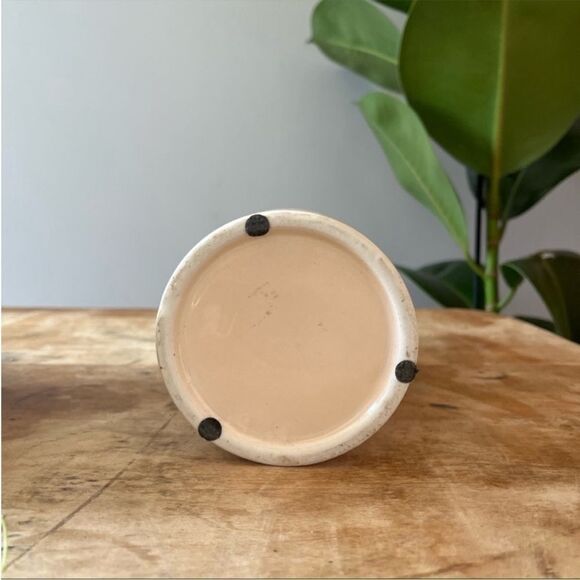 Vintage Ceramic Beige/Tan Vase - Picture 5 of 5